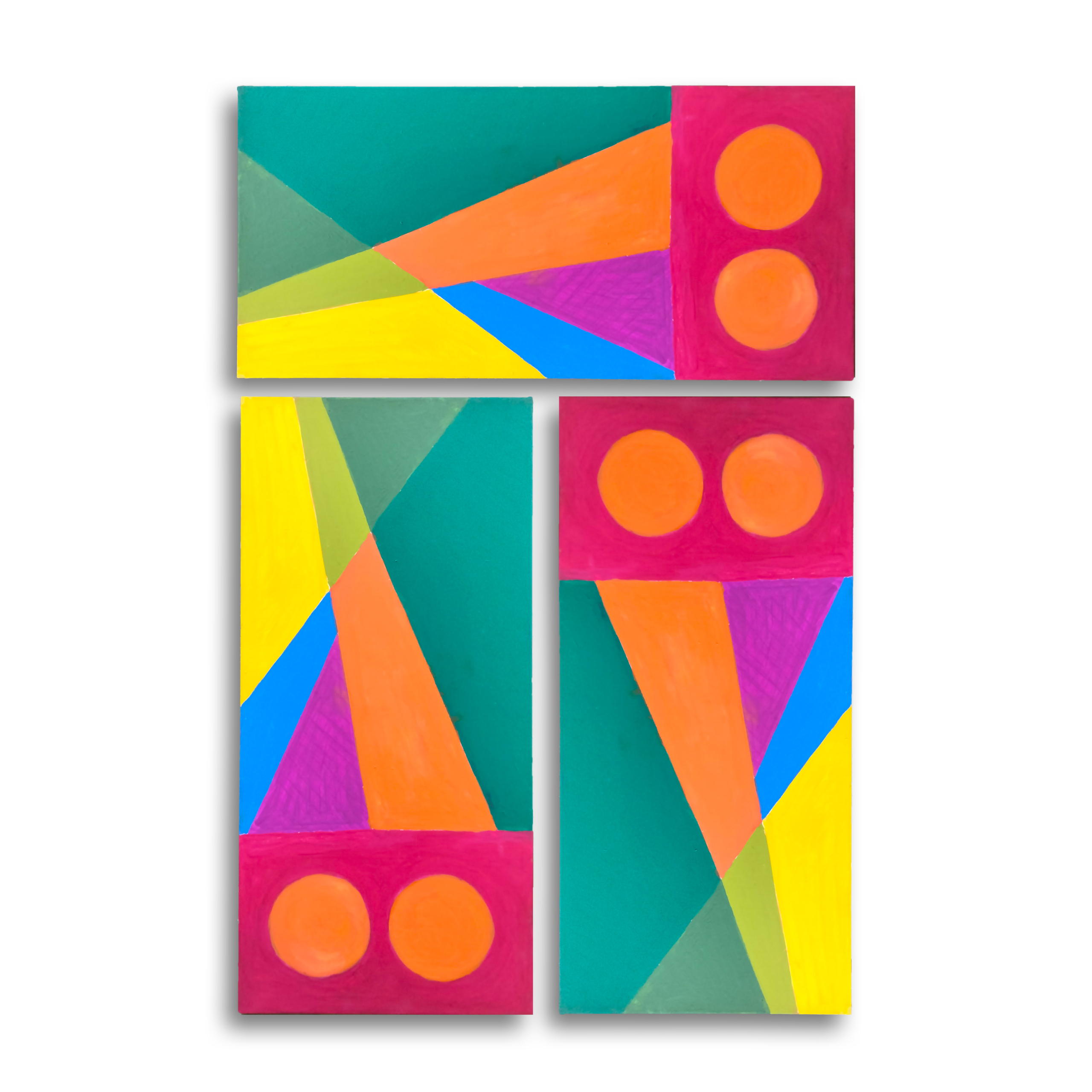 Colorful Shapes Abstract- Acrylic on canvas Colorful Shapes Abstract- Acrylic on canvas